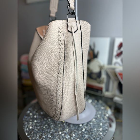 Rebecca Minkoff Unlined Convertible Whipstitch hobo bag EUC - Picture 6 of 14